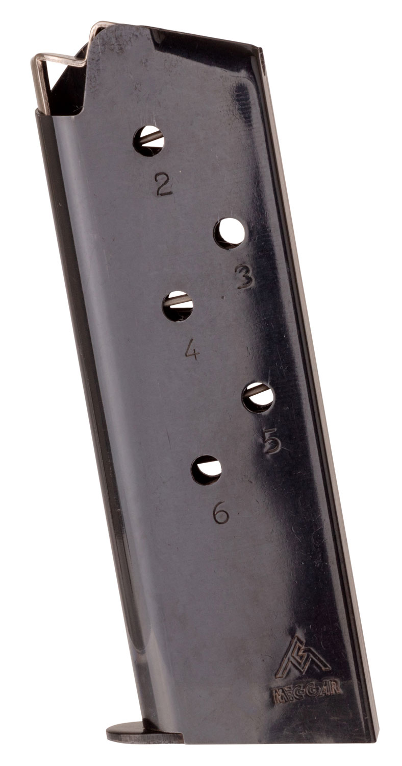 Taurus 6 Round .45 ACP 1911 Officer Detachable Magazine, Black - 358001401