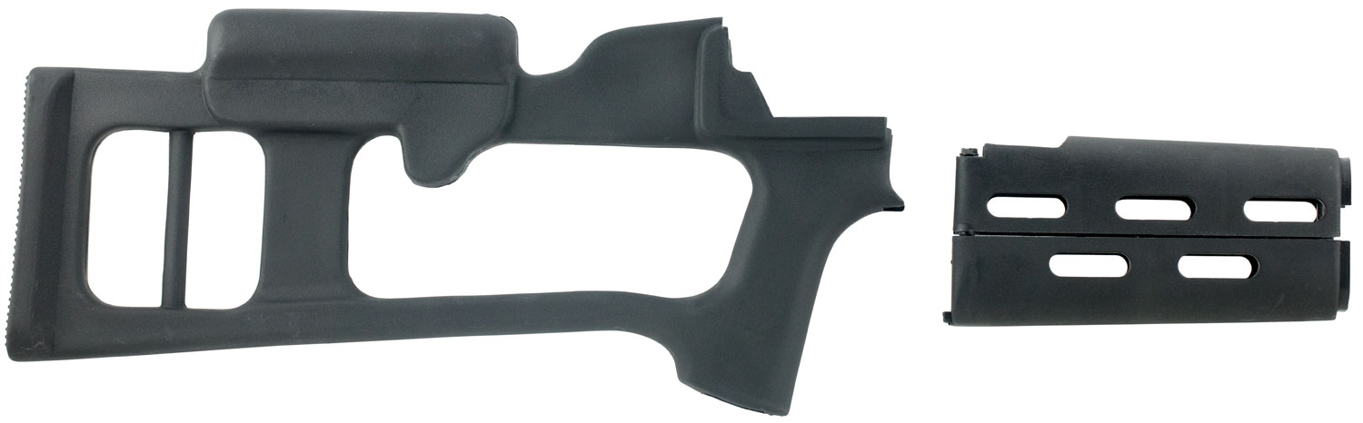 ATI Outdoors Fiberforce Polymer Thumbhole Rifle Stock and Handguard Package, Black - MAK0100 - Ati