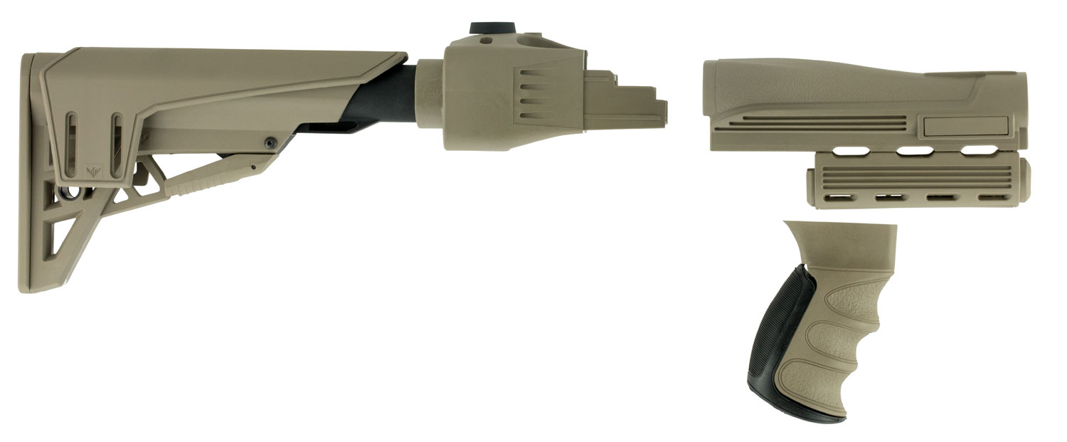 ATI Outdoors Strikeforce Taclite Polymer 6-Position Rifle Stock, Tan - B2201250 - Ati