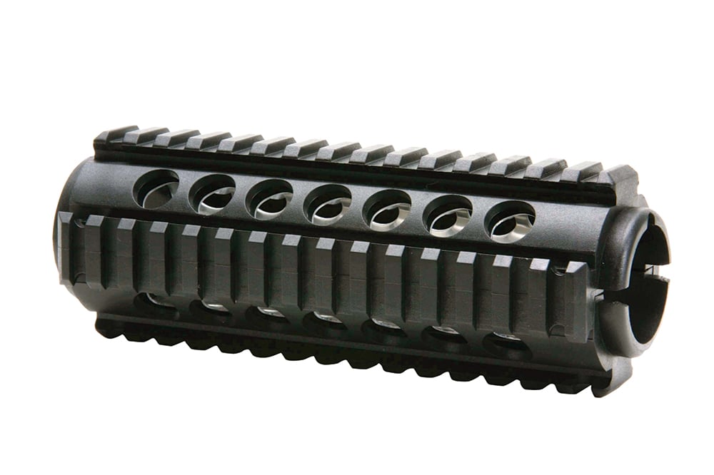 ProMag AR-15/M4 2-Piece, Carbine Length Quad Rail Handguard, Black - PM242 - Promag