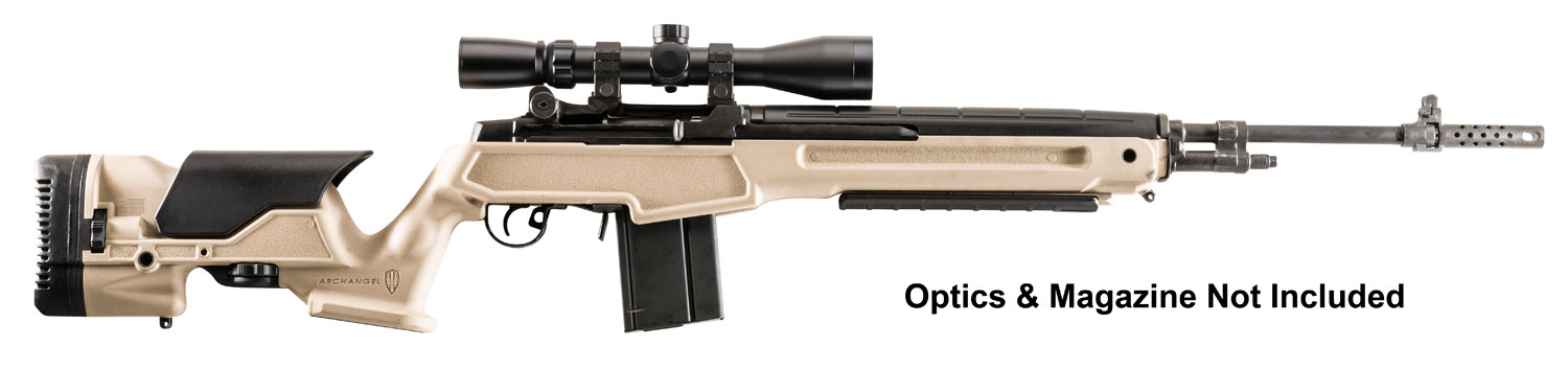 ProMag Archangel Springfield M1A/M14 Polymer Precision Stock, Desert Tan - AAM1A-DT - Promag