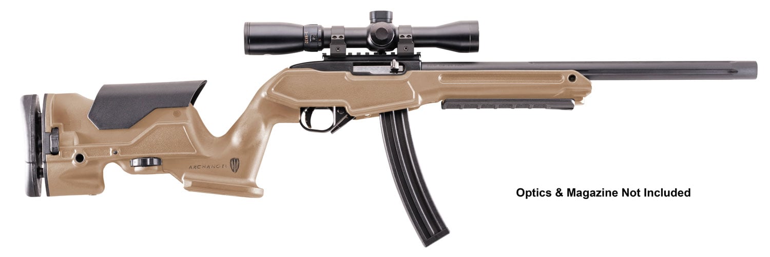 ProMag Archangel Ruger 10/22 Polymer Precision Stock, Desert Tan - AAP1022DT