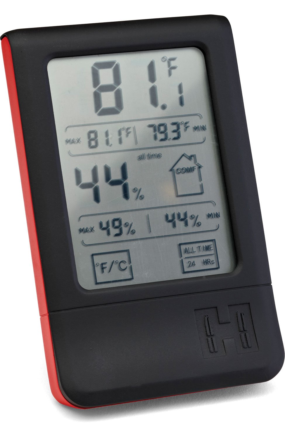 Hornady Black/Red Digital Hygrometer - 95909 - Hornady