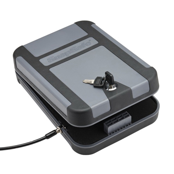 SnapSafe TrekLite Lock Box, X-Large, Black/Gray - 75212 - Snapsafe