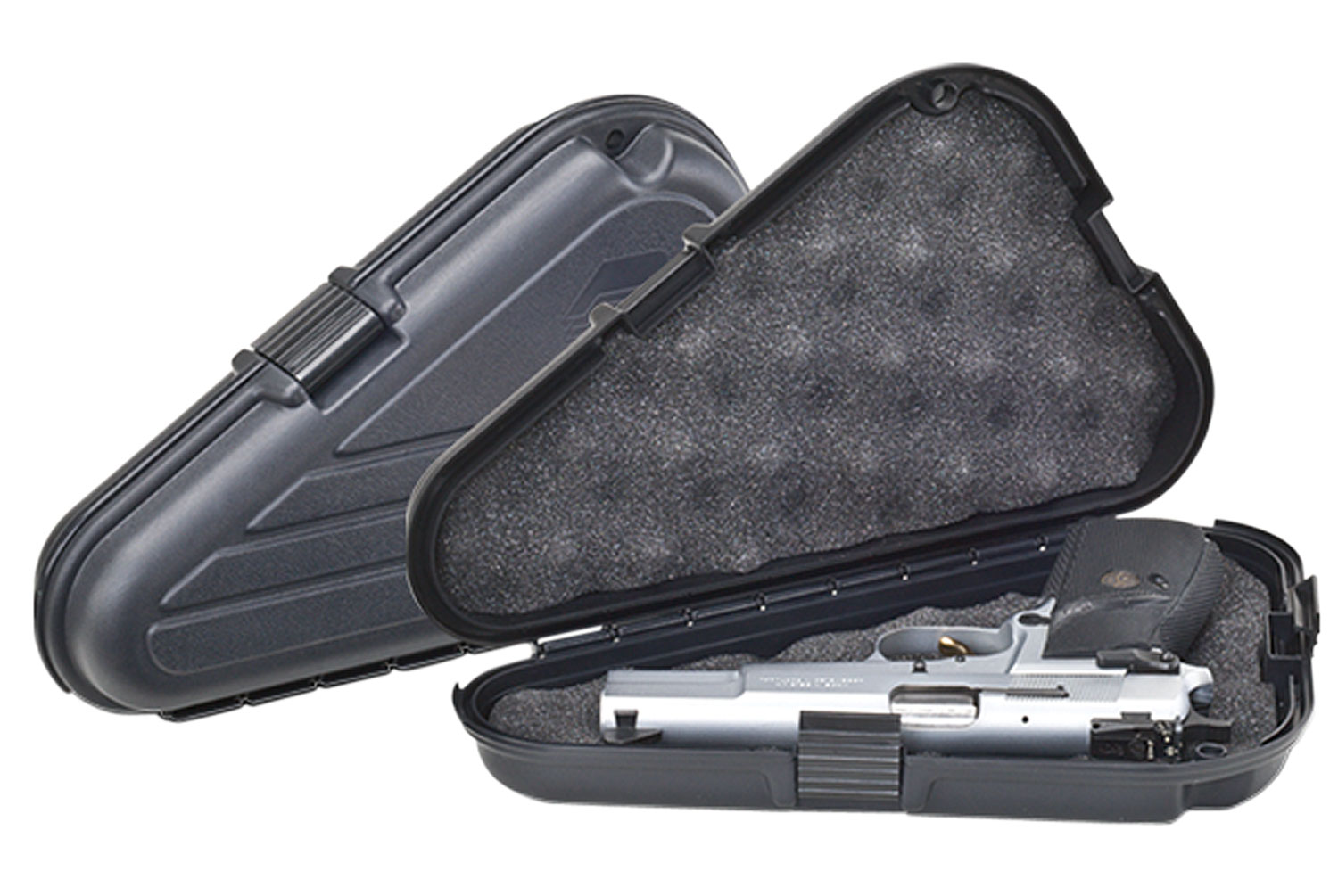 Plano Molding Protector Series Shaped Single Pistol Case, Contoured Black - 142300
