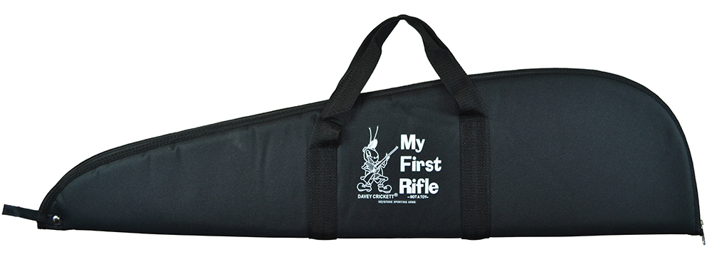 Keystone Sporting Arms Davey Crickett Official Padded Rifle Case, 34", Textured Black - KSA035 - Keystone