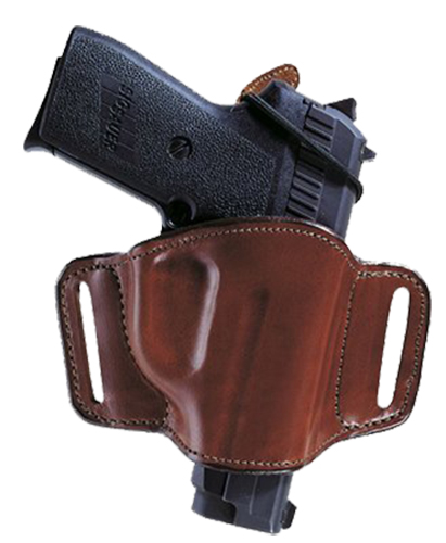 Bianchi Minimalist Right Hand S&W Sigma .380 Compact Open-Top Holster w/ Slot, Plain Tan - 19256 - Bianchi