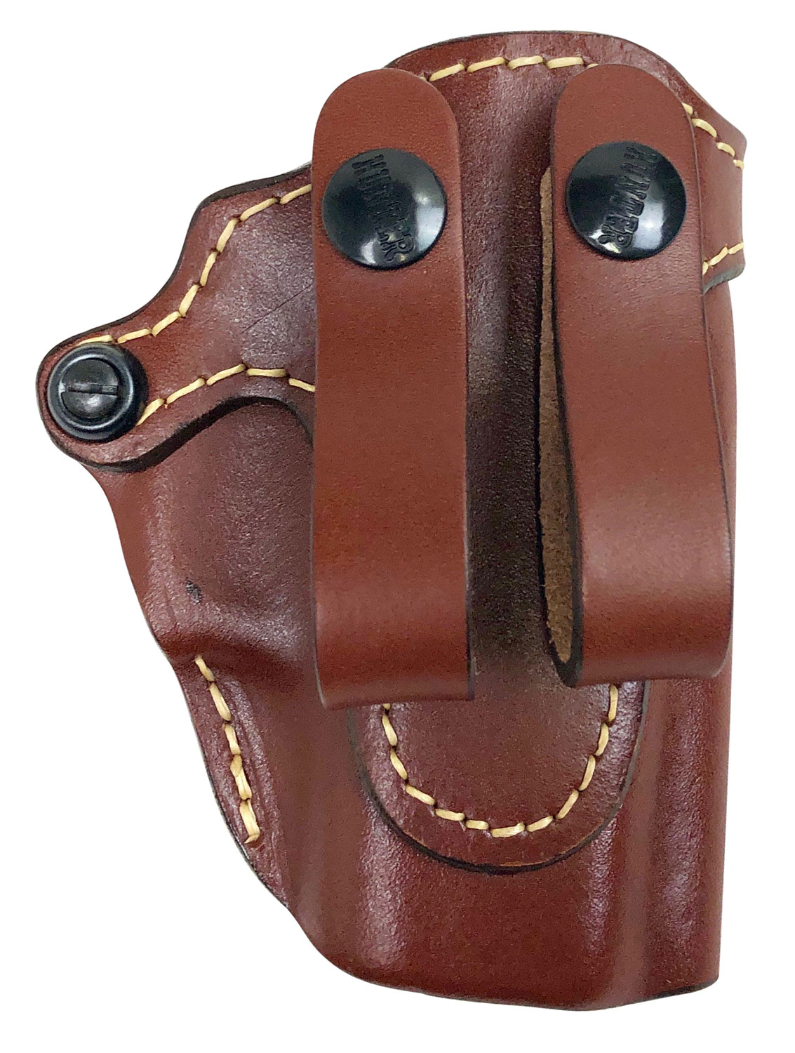 Hunter Company Pro-Hide Right Hand Glock 43 Inside-The-Waistband Open Top Holster, Brown - 470045 - Hunter Company