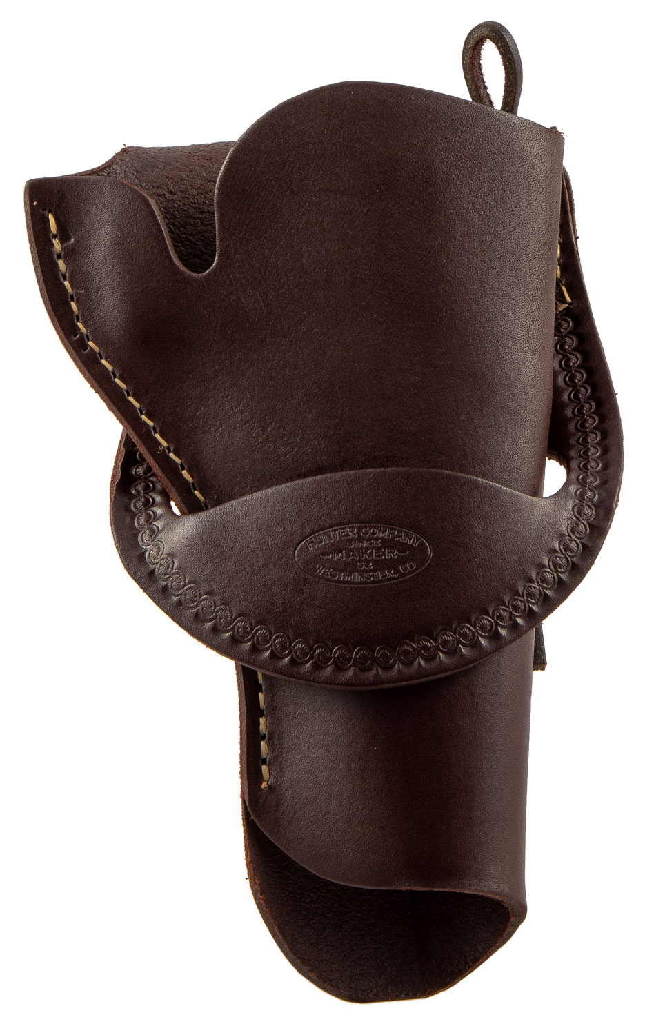 Hunter Company Crossdraw Right Hand 4.625" Single Action Handgun Hip Holster, Brown - 109040 - Hunter Company