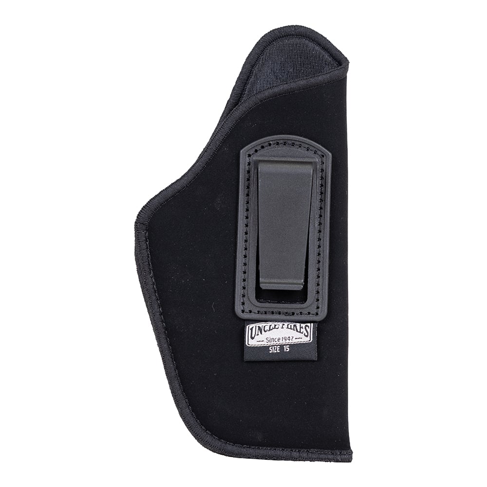 Uncle Mike's Size 15 Right Hand 3.75" to 4.5" Large Autos Inside-The-Pant Open Style Holster, Textured Black - 89151 - Uncle Mike's