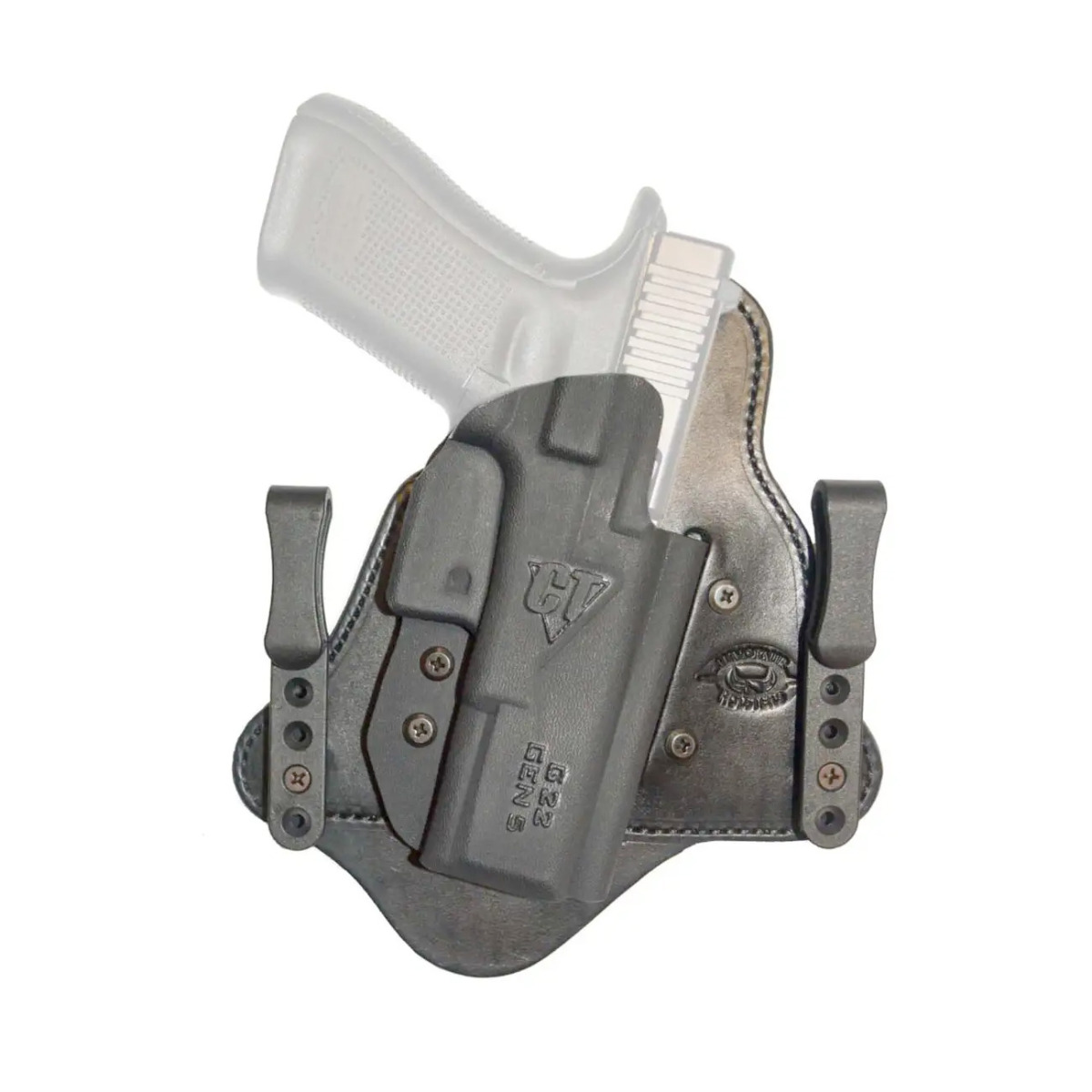 Comp-Tac Victory Gear MTAC Right Hand Glock 48 Premier Inside-The-Waistband Hybrid Holster, Black - 10225-C225GL234RBSN