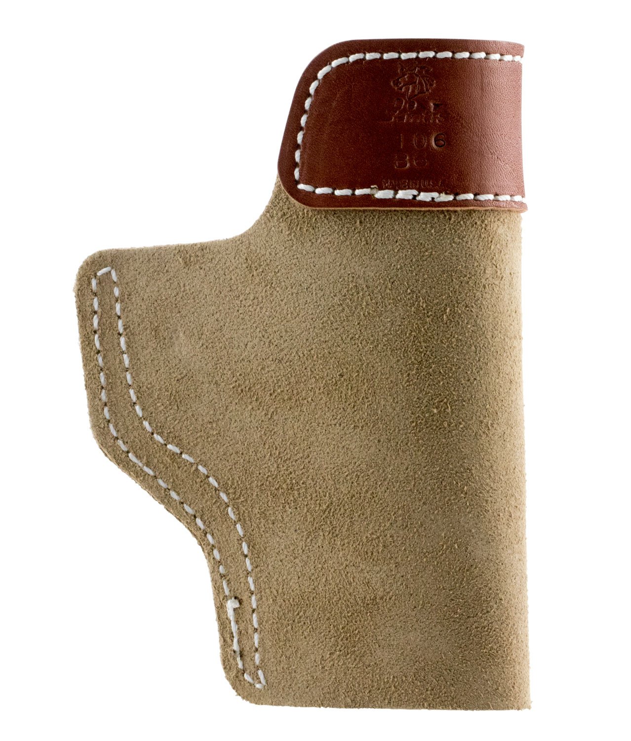 DeSantis Gunhide Sof-Tuck Left Hand Glock 19 Inside-The-Waistband Holster, Natural - 106NBB6Z0 - Desantis Gunhide