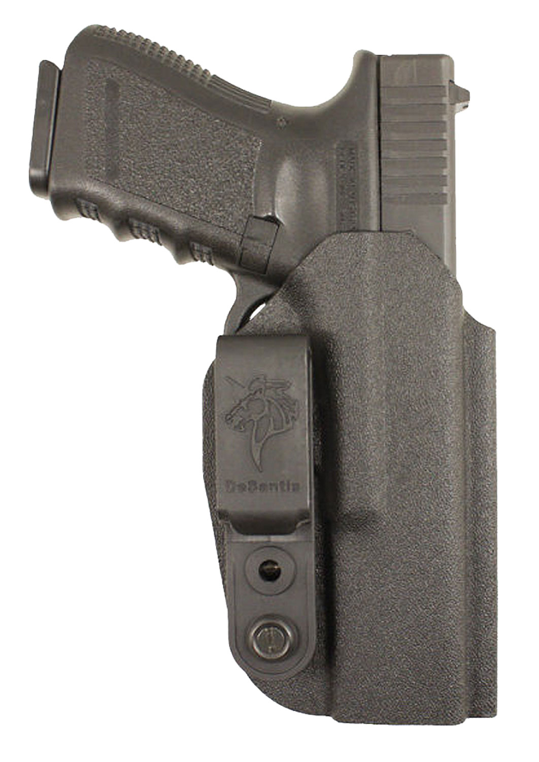 DeSantis Gunhide Slim-Tuk Ambidextrous Hand Glock 43 Inside-The-Waistband Holster, Plain Black - 137KJ8BZ0