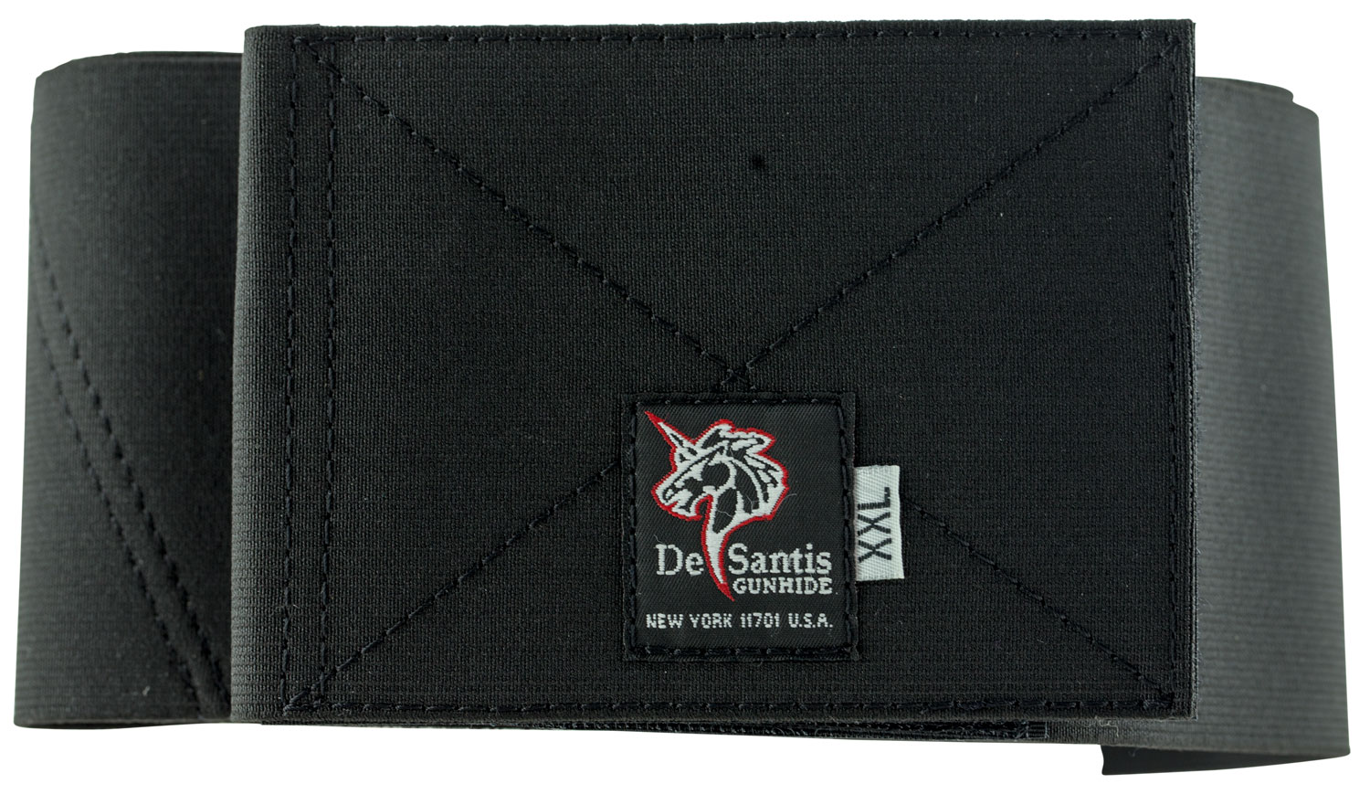 DeSantis Gunhide Option 4 Belly Band Extra Large Ambidextrous Hand Glock Inside-The-Waistband Holster, Black - 061BJG4Z0