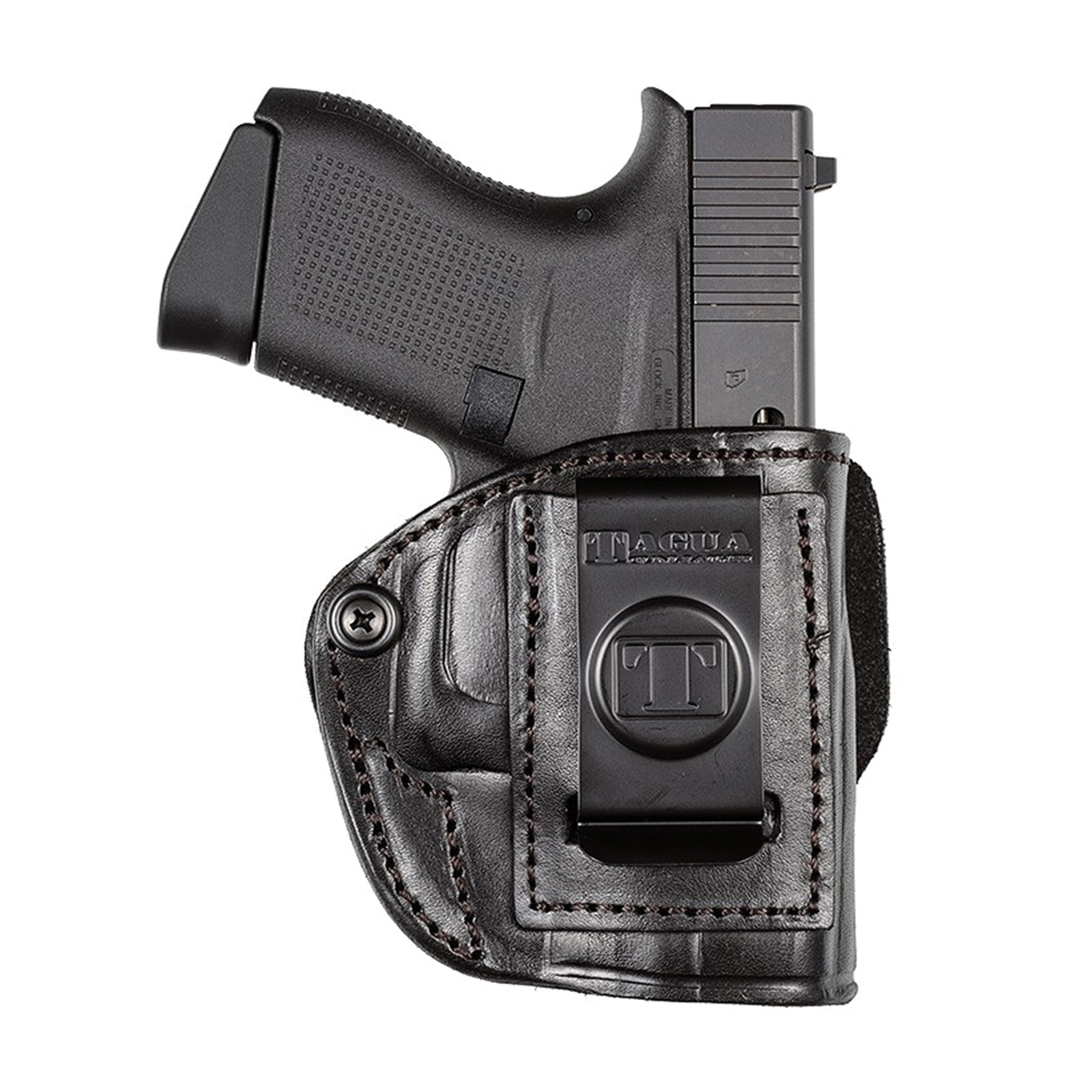 Tagua Gunleather 4-In-1 Right Hand Glock 19/23/32 Inside-The-Pant Holster, Black - IPH4310