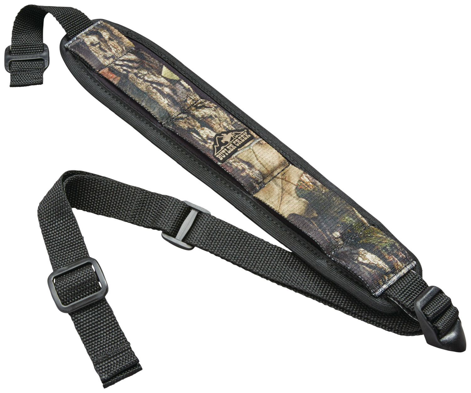 Butler Creek Comfort Stretch Adjustable Firearm Sling w/ Swivels, Mossy Oak Break-Up Country - 180017