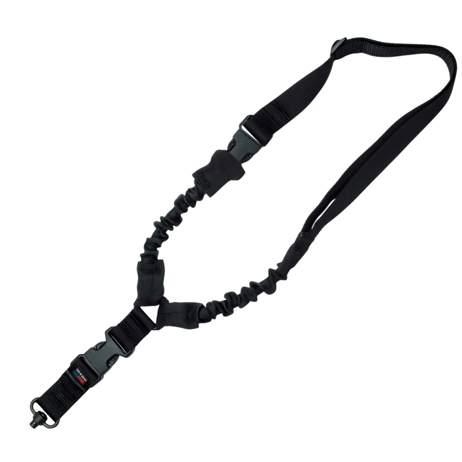 GrovTec Push Button 1-Point Bungee Sling, Black - GTSL52
