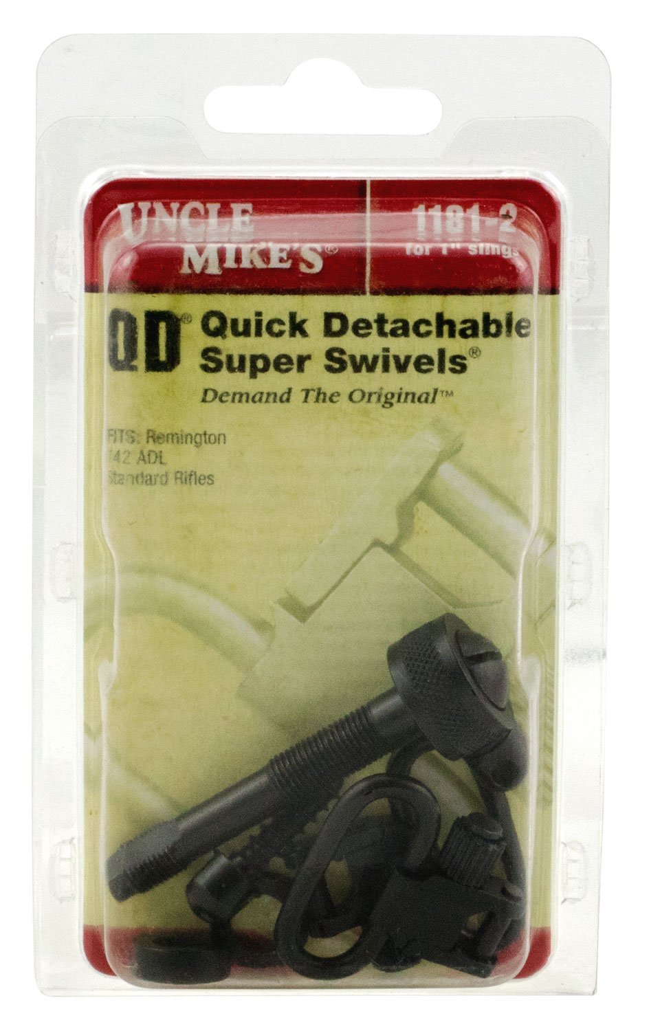 Uncle Mike's 1" Quick Detach Sling Swivel for Remington 742 ADL, Blue - 11812