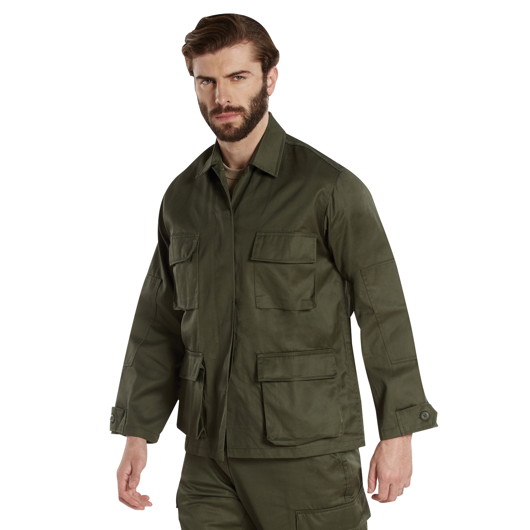 Rothco Rothco Twill Bdu Shirt - Olive Drab, Large