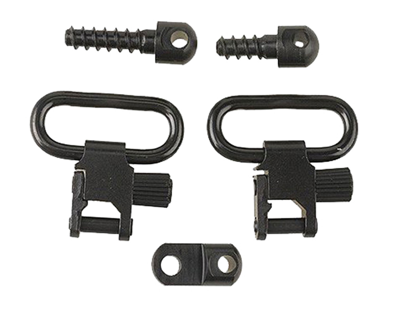 Uncle Mike's 1" Quick Detach Sling Swivel for Ruger, Black - 14612