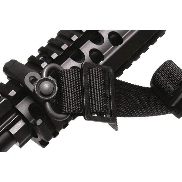 Wilson Combat 1.25" Quick Detach Heavy-Duty Sling Swivel, Black - TRQDBSS - Wilson Combat