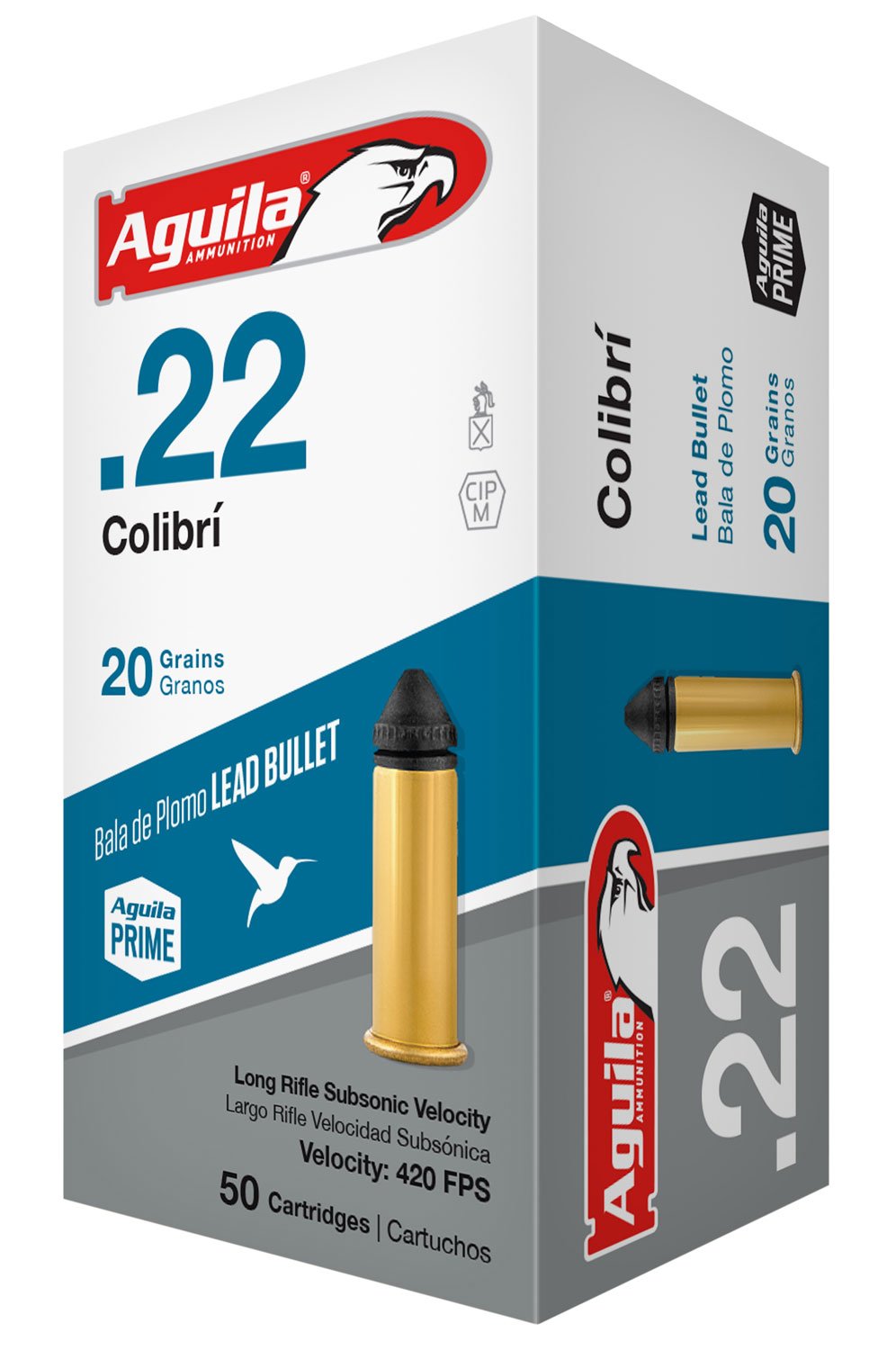 Aguila Special .22 LR 20 gr Colibri Lead  Ammo, 50/box - 1B222337 - Aguila