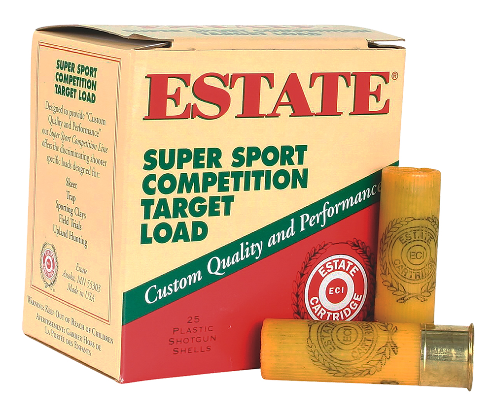 Estate Cartridge Super Sport 2.75" 20 Gauge Ammo 7-1/2, 25 Rounds - SS2075