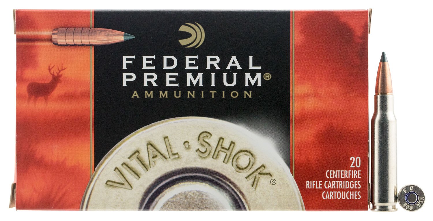 Federal Premium 150 gr Trophy Copper .308 Win Ammo, 20/box - P308TC3