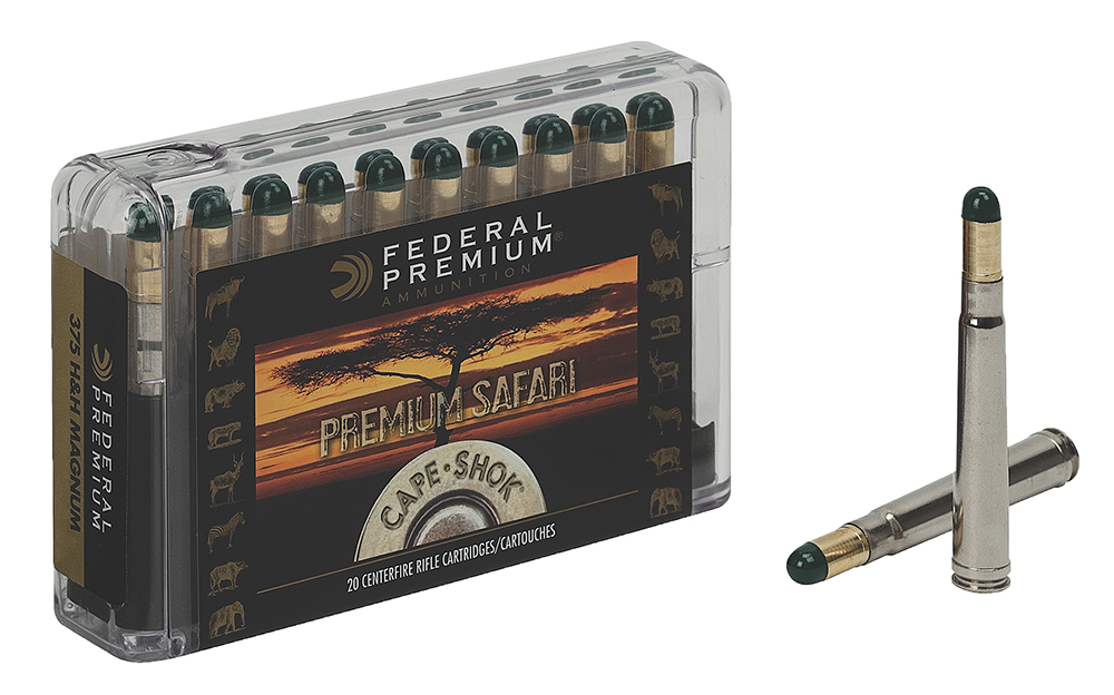 Federal Premium Safari Cape-Shok 500 gr Woodleigh Hydro Solid .458 Lott Ammo, 20/box - P458LWH