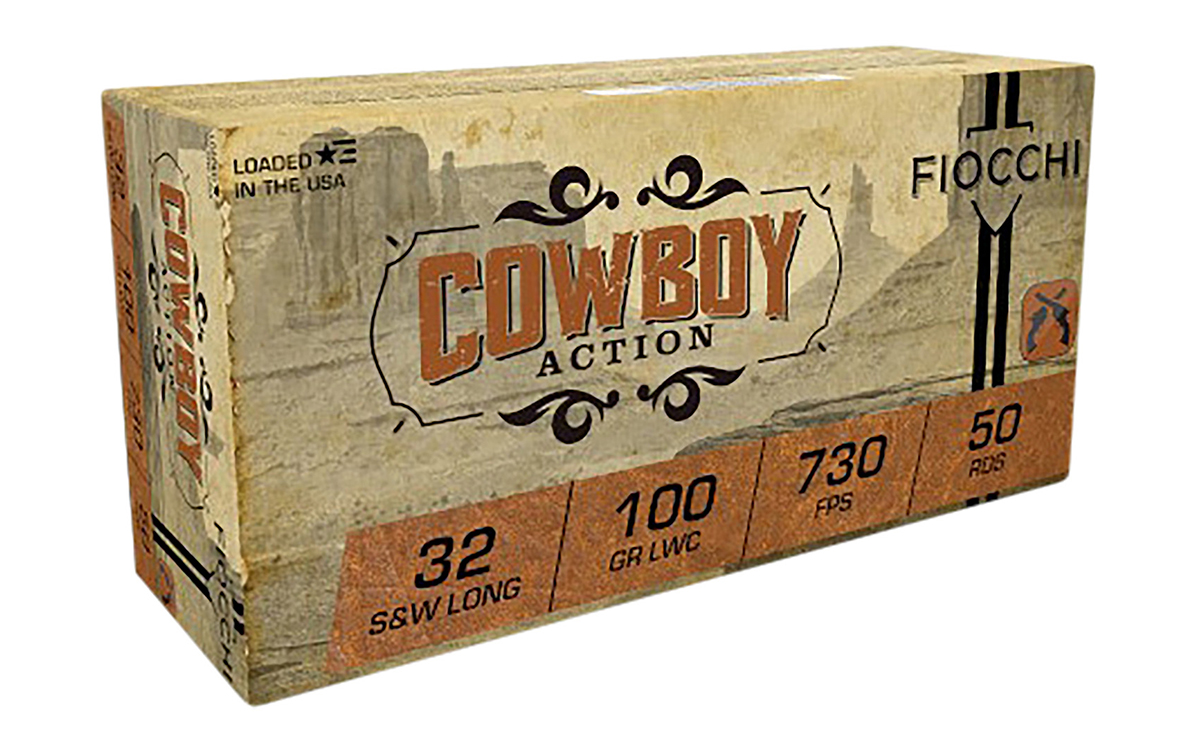 Fiocchi Cowboy Action .32 S&W Long 100gr Lead Wad Cutter Ammo, 50rds - 32LA - Fiocchi