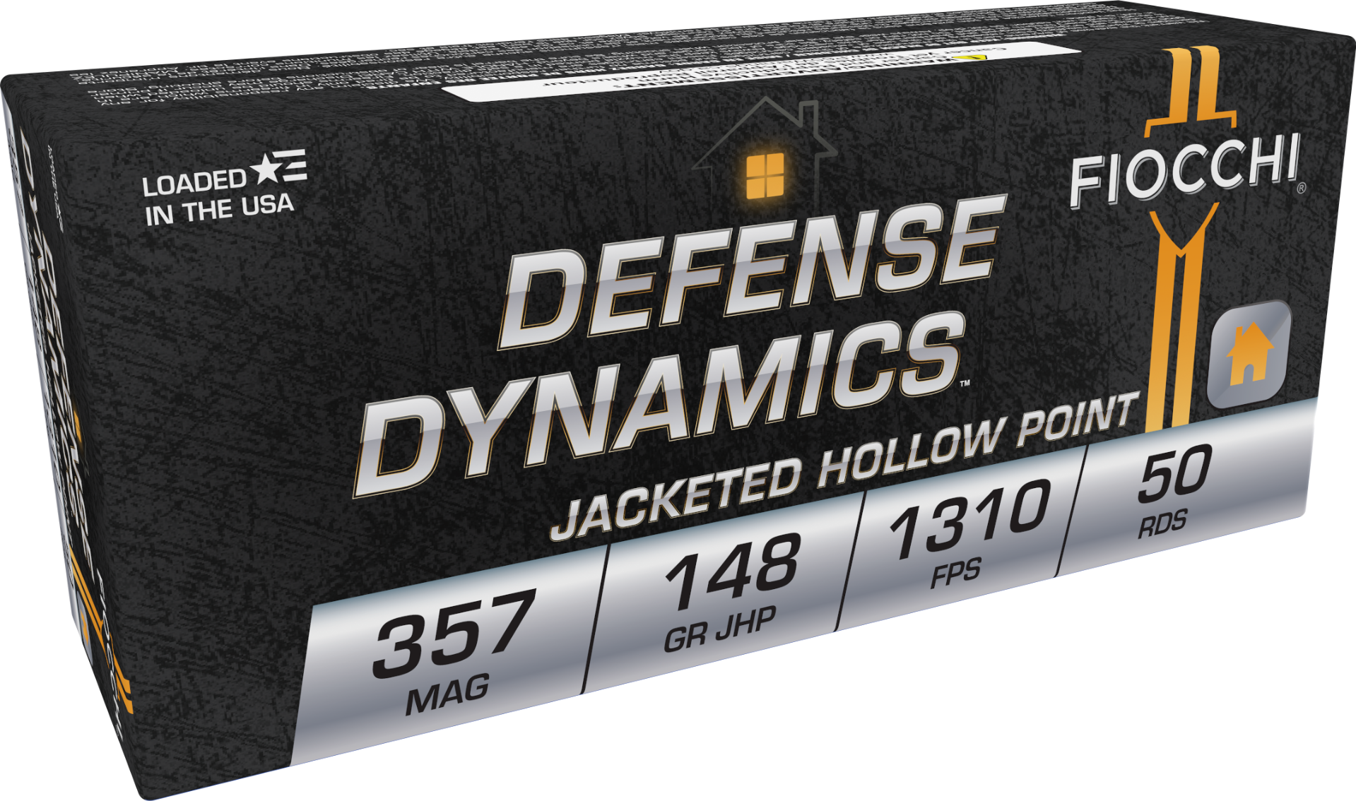 Fiocchi Shooting Dynamics 148 gr Jacketed Hollow Point .357 Mag Ammo, 50/box - 357E - Fiocchi