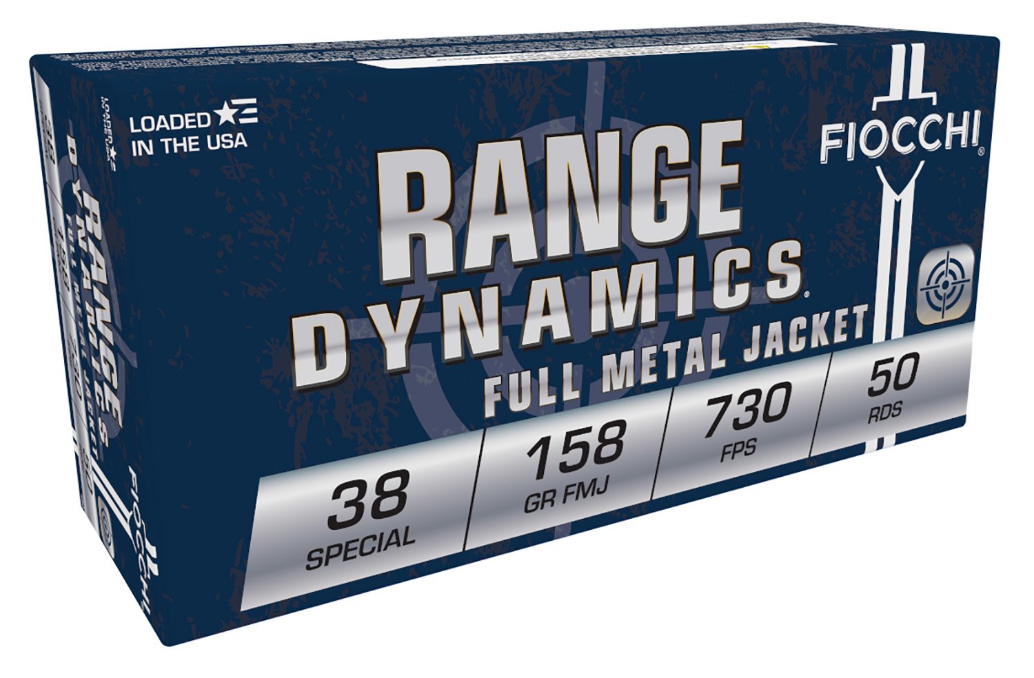 Fiocchi Shooting Dynamics 158 gr Full Metal Jacket .38 Spl Ammo, 50/box - 38G - Fiocchi