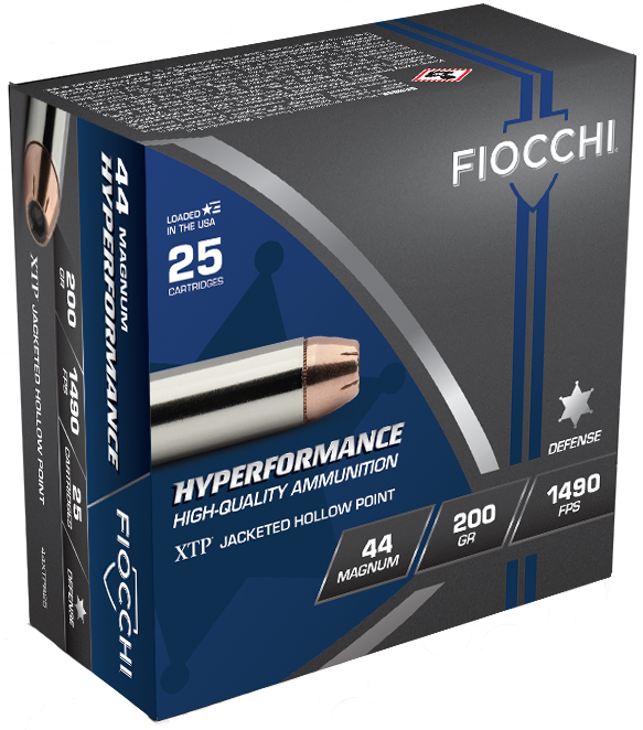 Fiocchi Extrema 200 gr XTP Hollow Point .44 Rem Mag Ammo, 25/box - 44XTPB25 - Fiocchi