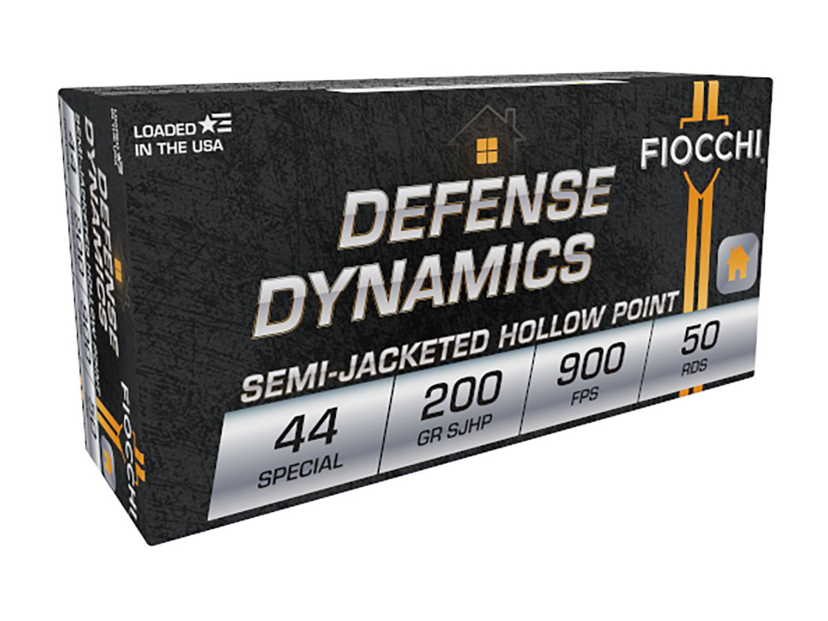 Fiocchi Defense Dynamics .44 Special 200gr Semi-Jacketed Hollow Point Ammo, 50rds - 44SA500 - Fiocchi