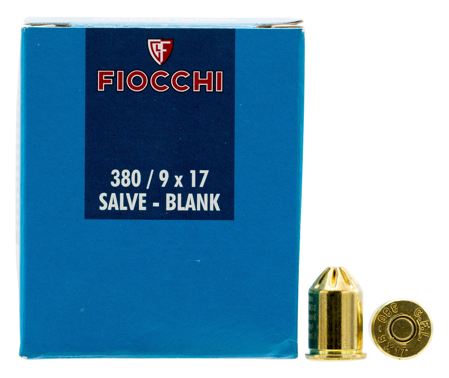 Fiocchi .380 Rimmed Short Blank Ammo, 50/box - 380BLANK - Fiocchi