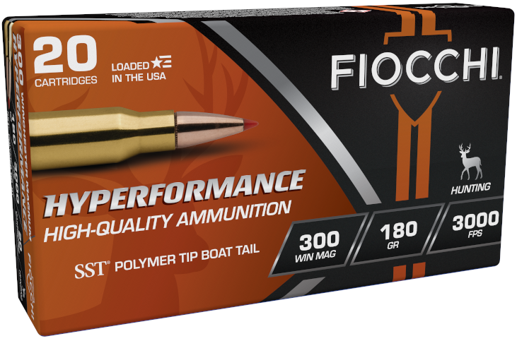 Fiocchi Extrema Rifle Line 180 gr SST Polymer Tip BT .300 Win Mag Ammo, 20/box - 300WMHSA - Fiocchi
