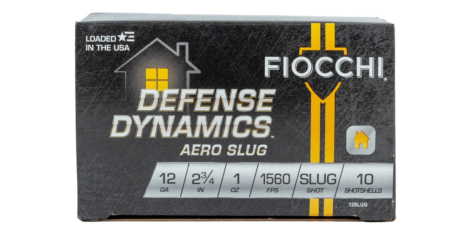 Fiocchi Exacta Aero Slugs 2.75" 12 Gauge Ammo, 10 Rounds - 12SLUG - Fiocchi