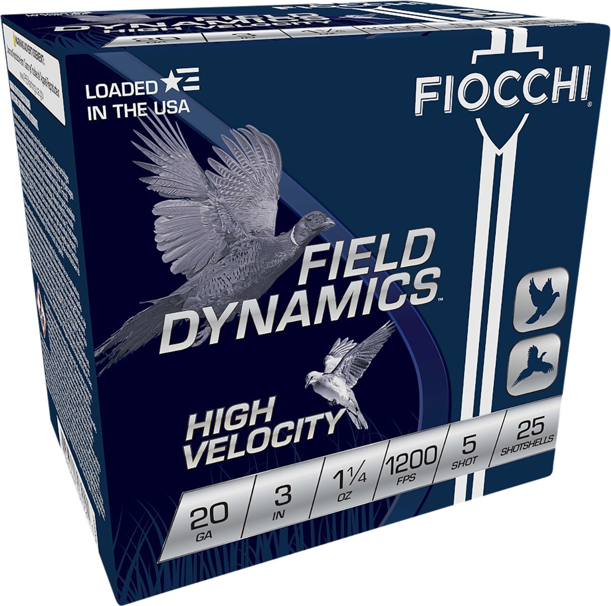 Fiocchi Shooting Dynamics Optima Specific High Velocity 3" 20 Gauge Ammo, 25 Rounds - 203HV5 - Fiocchi