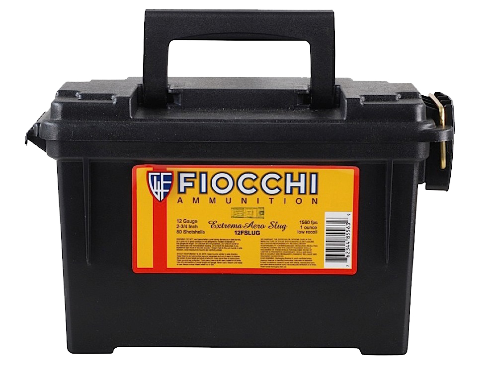 Fiocchi Extrema Aero Field Box 12 Gauge 2.75" Slug, 80 Rounds - 12FLRSLU - Fiocchi