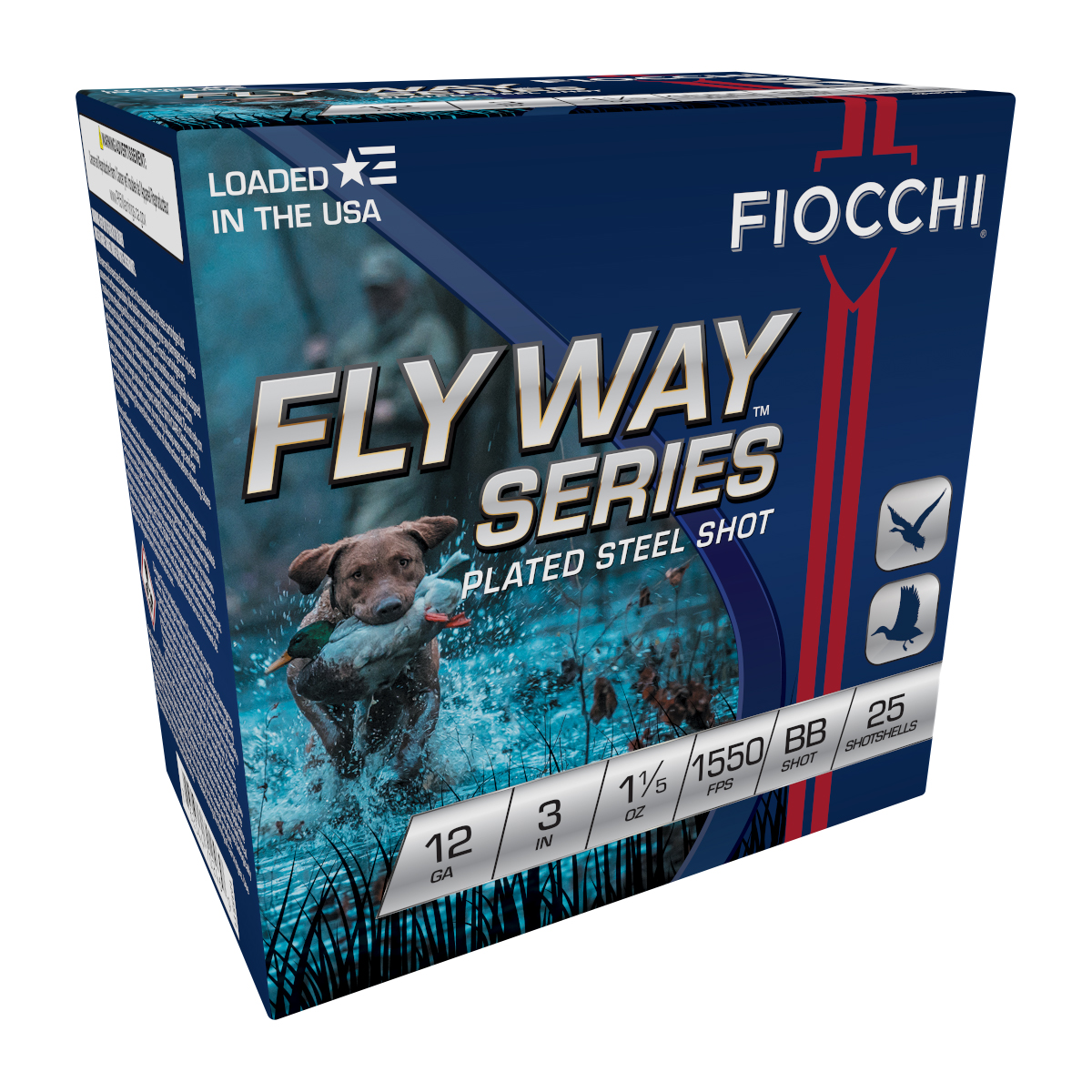 Fiocchi Flyway Series 12 Gauge 3" BB Ammo, 25rds - 123ST15BB - Fiocchi