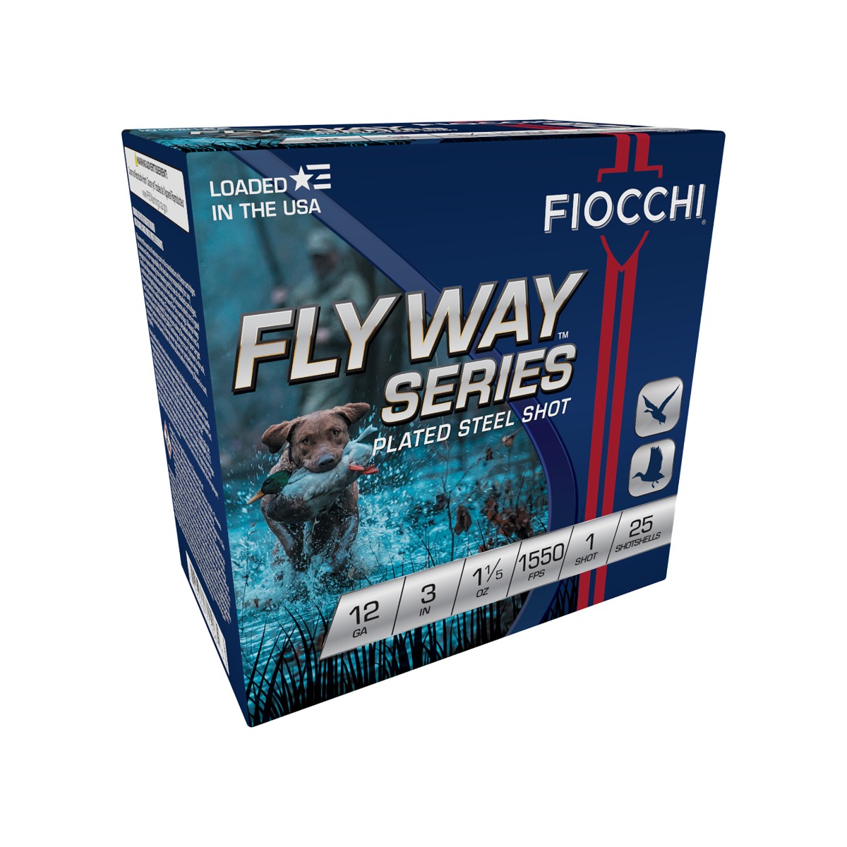 Fiocchi Flyway Series 12 Gauge 3" Shotshell Ammo, 25rds - 123ST151 - Fiocchi