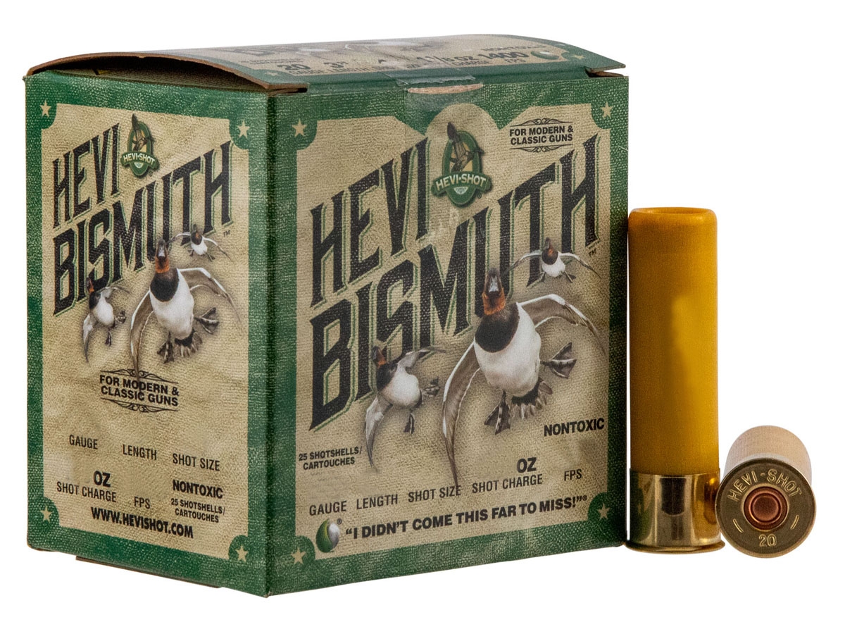 Hevi-Shot Hevi-Bismuth Waterfowl 3.5" 12 Gauge Ammo 4, 25/box - 14504 - Hevi-Shot