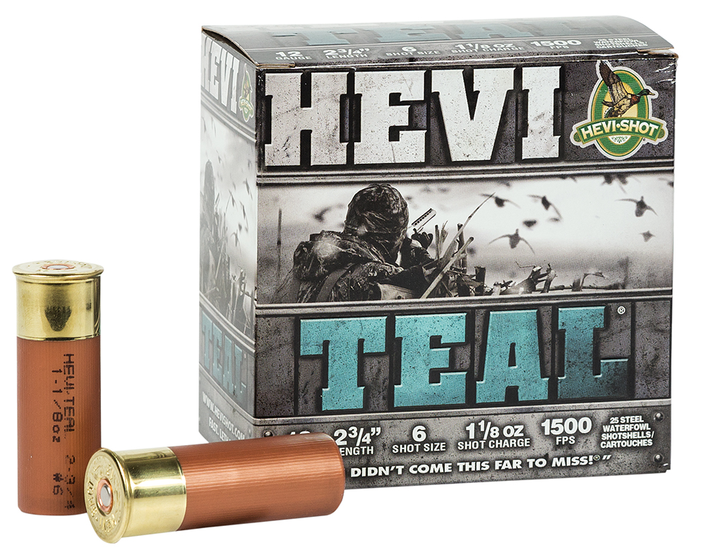 HEVI-Shot HEVI-Teal 12 Gauge Shotgun Shells 2.75 #6 25rds - Hevi-Shot