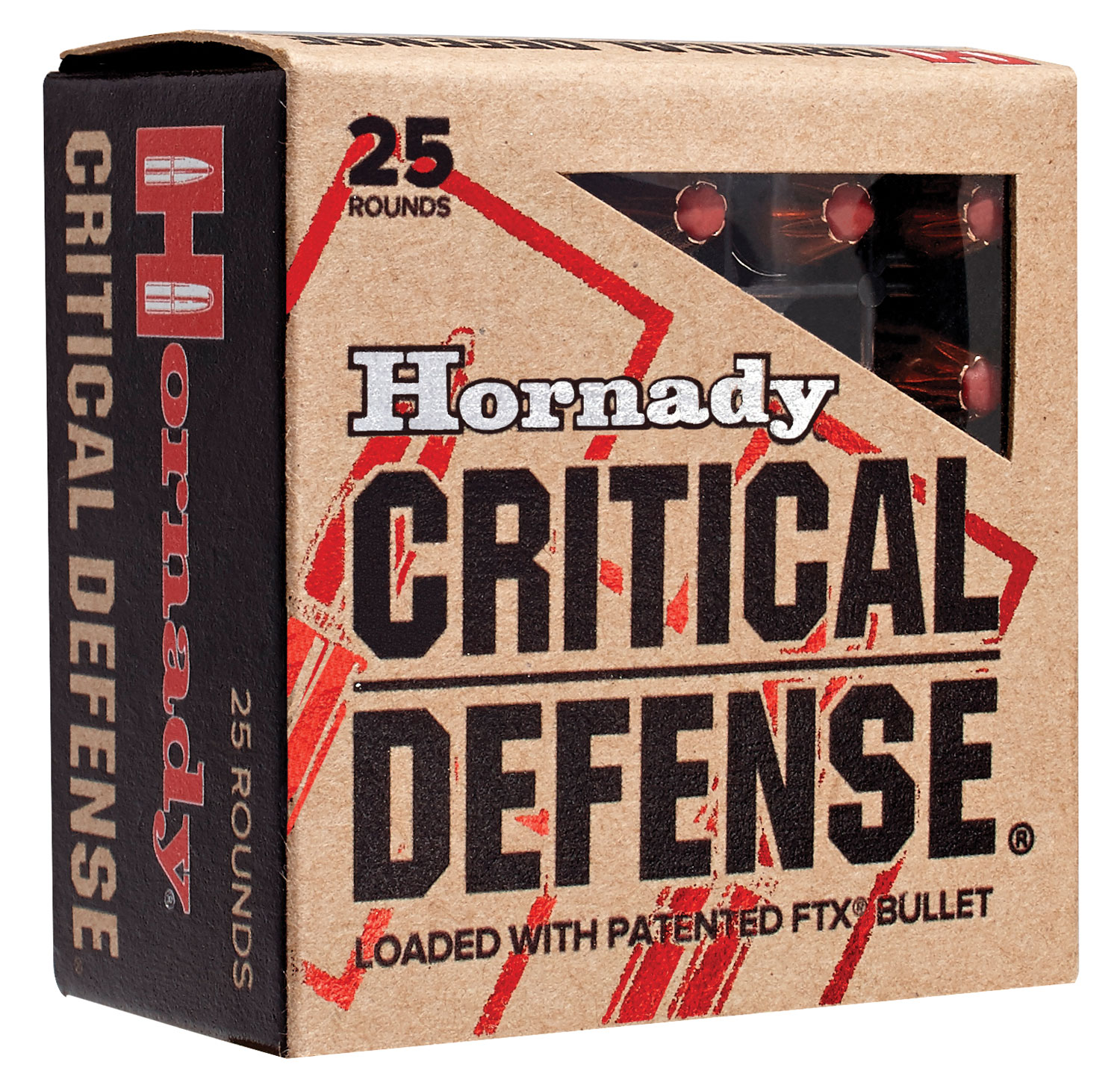Hornady Critical Defense 35 gr Flex Tip Expanding .25 ACP Ammo, 25/box - 90014