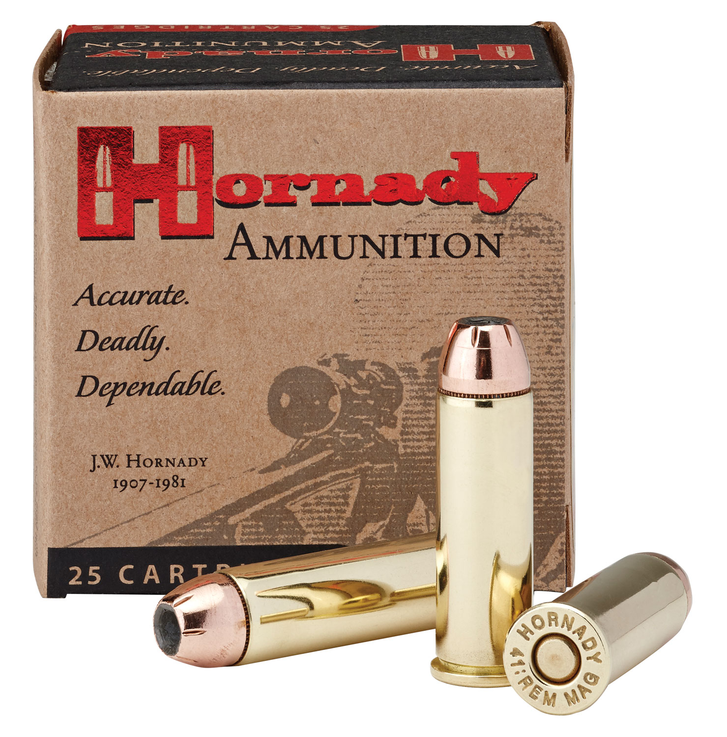 Hornady Custom 210 gr XTP .41 Rem Mag Ammo, 20/box - 9077 - Hornady