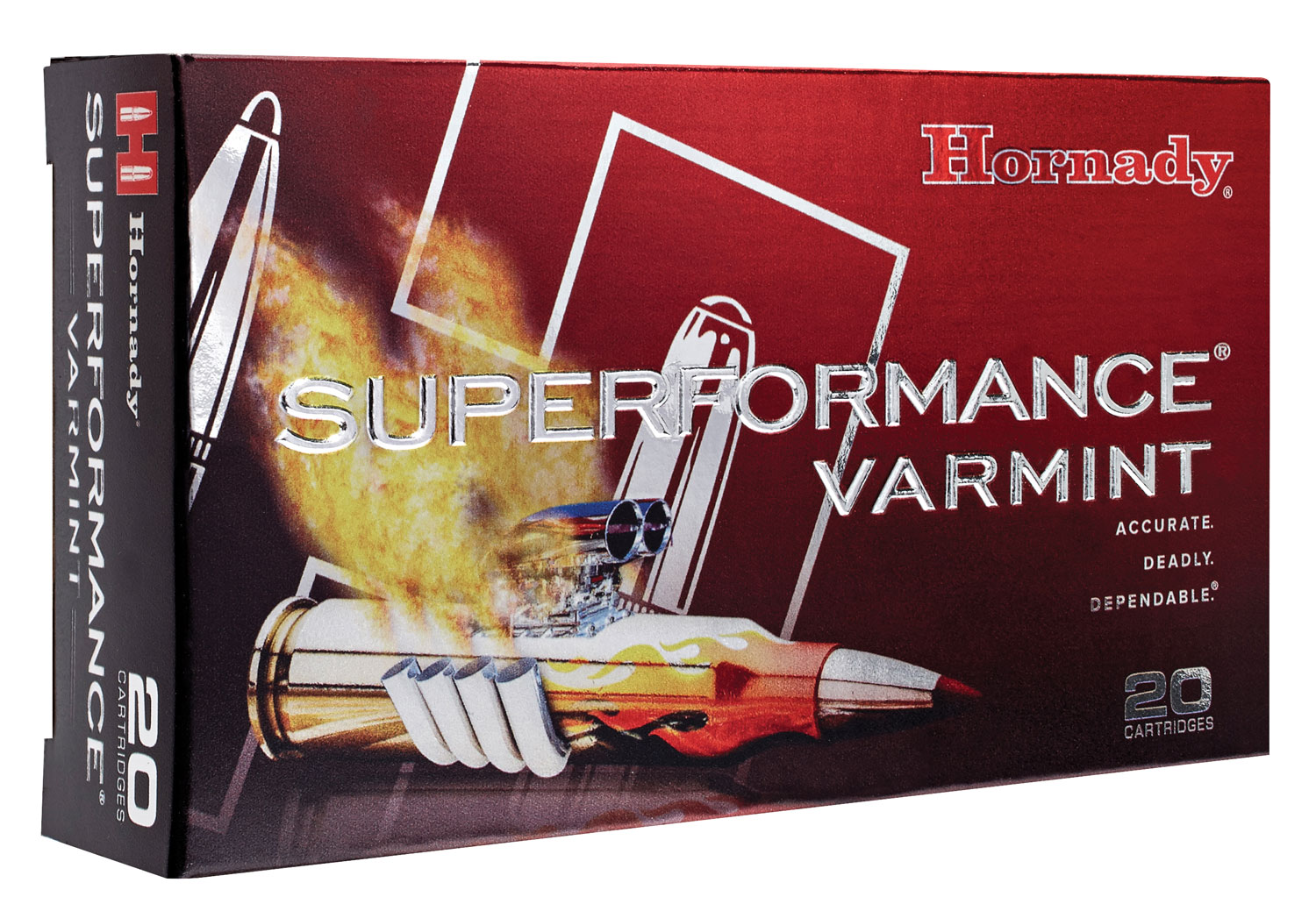 Hornady Superformance Varmint 24 gr NTX .204 Ruger Ammo, 20/box - 83209 - Hornady