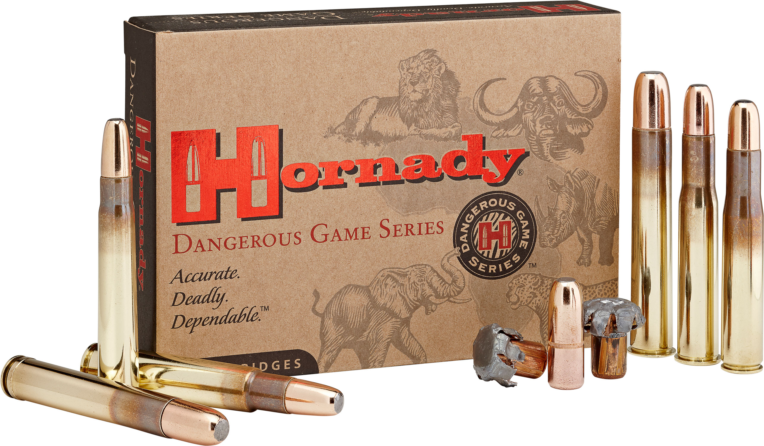 Hornady Dangerous Game 300 gr DGX Bonded .375 H&H Mag Ammo, 20/box - 82334