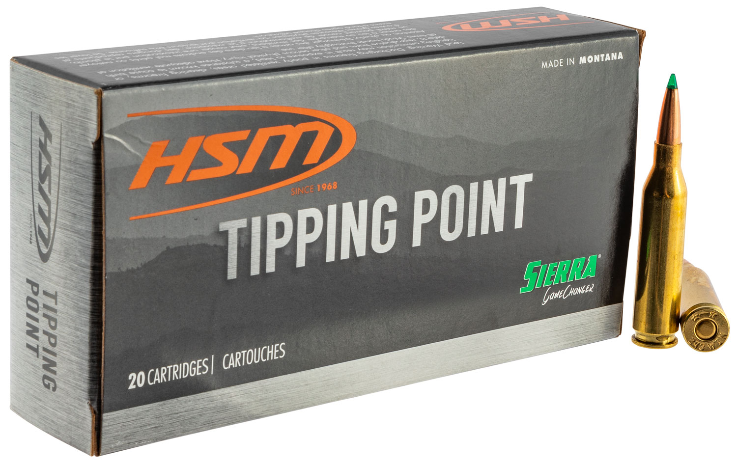 HSM Ammunition Tipping Point 140 gr Sierra GameChanger .270 Win Ammo, 20/box - HSM-270-16-N - Hsm Ammunition