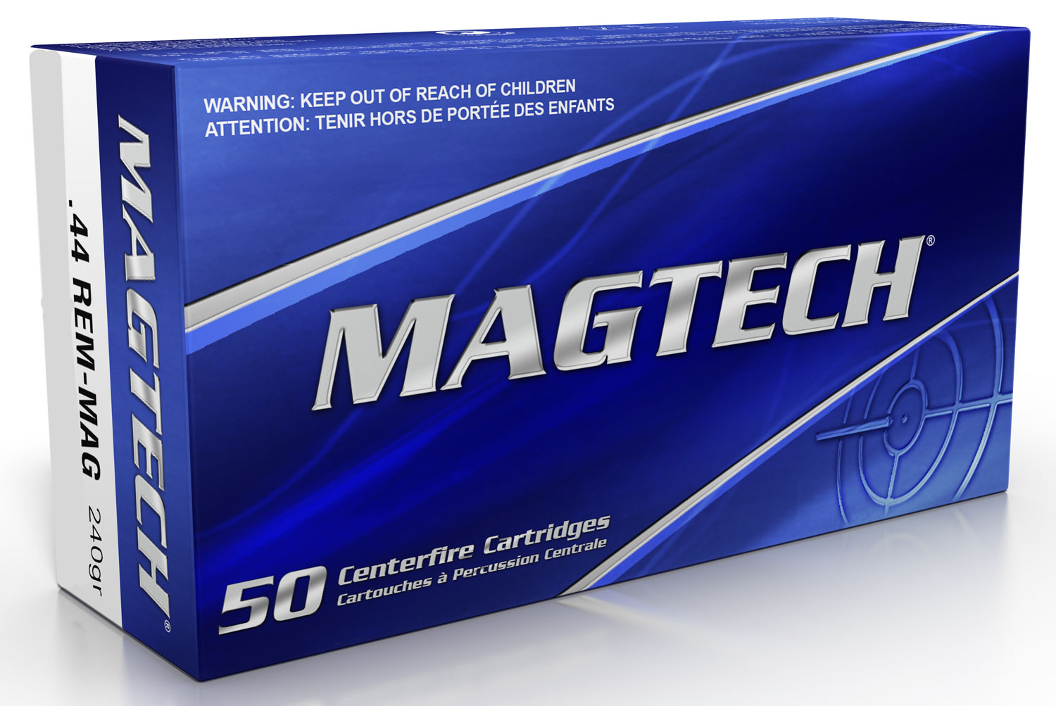 Magtech 240 gr Full Metal Jacket .44 S&W Spl Ammo, 50/box - 44F - Magtech