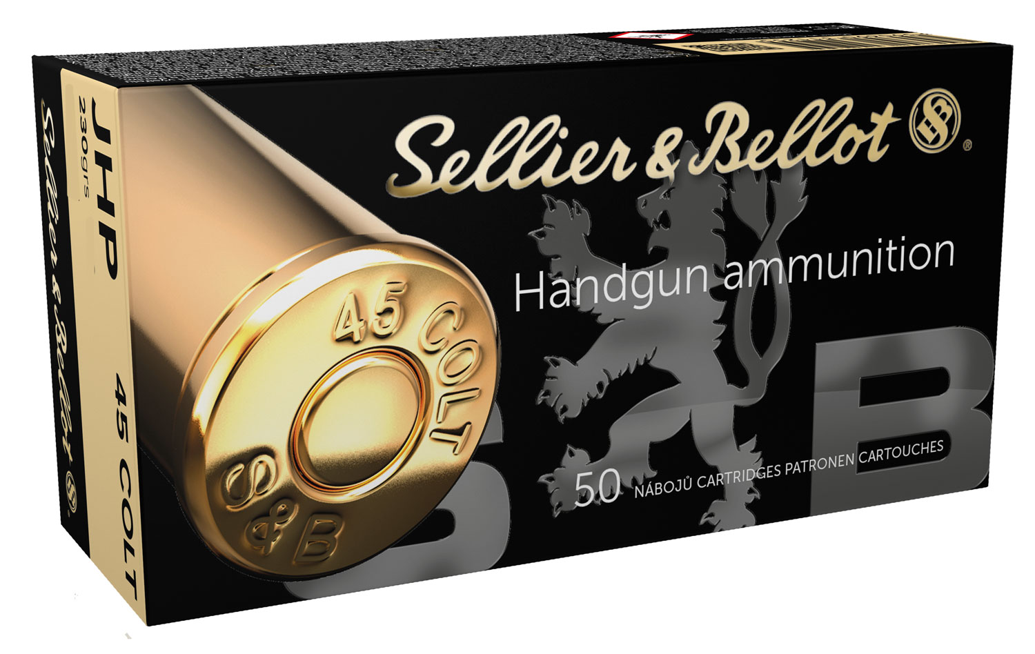 Sellier & Bellot 230 gr Jacketed Hollow Point .45 Colt Ammo, 50/box - SB45F - Sellier & Bellot Ammunition